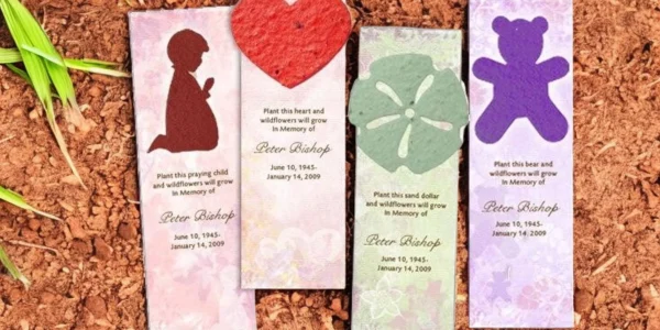 A Heartfelt Memento Finding Comfort in Funeral Bookmarks